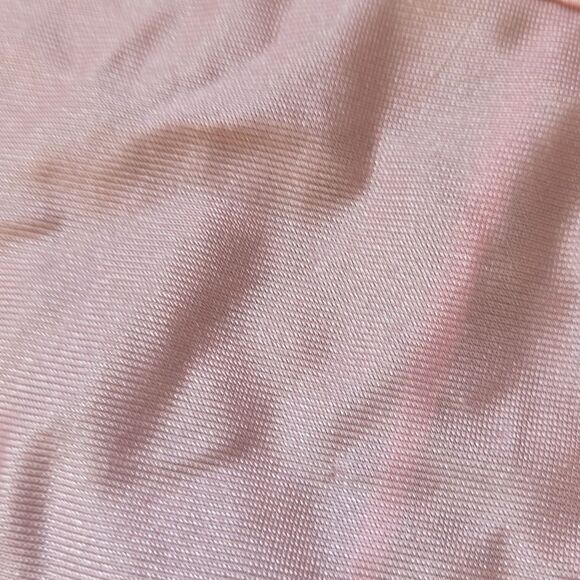 Pink Backless Crop Camisole Top one size as is silky pj feminine lingerie tank - Picture 9 of 12